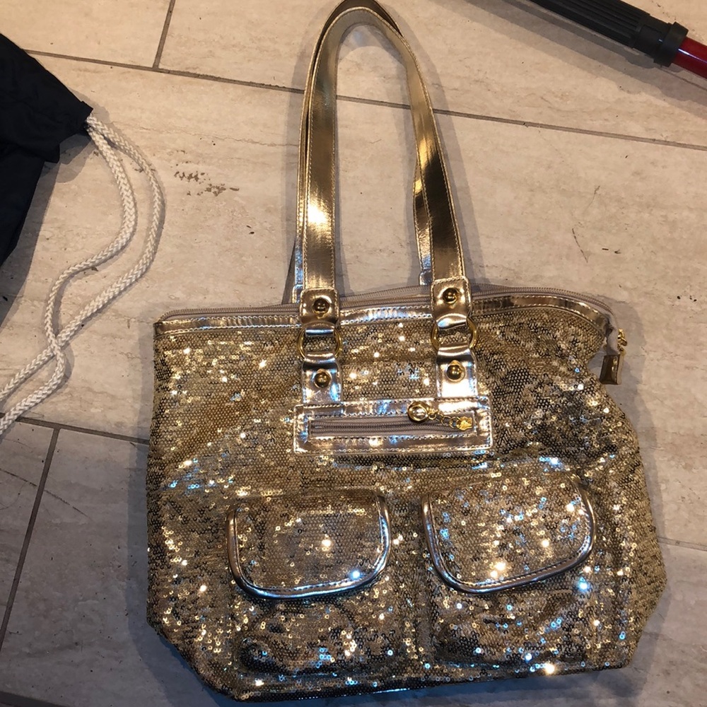 Cathy couture Gold Purse